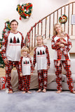 Plaid Matching Family Christmas Pajamas with Snowflake