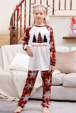 Plaid Matching Family Christmas Pajamas with Snowflake