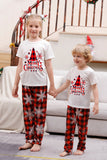 Family Matching Christmas Pajamas with Red Plaid