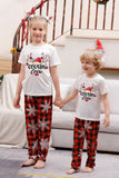 Family Matching Christmas Pajamas with Red Plaid