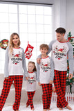 Plaid Christmas Matching Family Print Pajamas