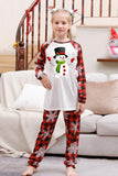 Christmas Red Print Family Pajamas Sets