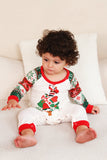 Red Green Family Christmas Tree Pajamas Set