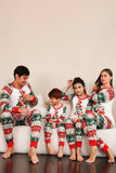 Red Green Family Christmas Tree Pajamas Set