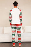 Red Green Family Christmas Tree Pajamas Set