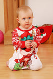 Red Deer Print Christmas Family Matching Pajamas Set