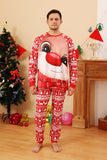 Red Deer Print Christmas Family Matching Pajamas Set