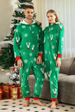 Christmas Family Green Flannel Snowflake Onesie Pajamas