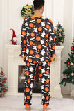 Halloween Family Pumpkin Printed Pajamas Set