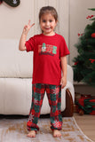 Red Merry Christmas Family Pajama Sets