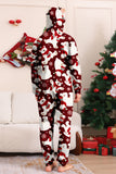 Burgundy Bear Family Pajama Set