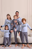 Grey Happy Halloween Family Pajama Set