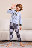 Grey Happy Halloween Family Pajama Set