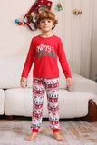 Red Christmas Family Matching Pajama Set