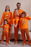 Orange Halloween Family Matching Pajama Set