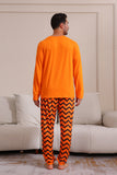 Orange Halloween Family Matching Pajama Set