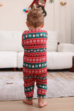 Dark Green Christmas Family Matching Pajamas Set