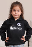 Black Halloween Family Costume Hooded Sweatshirt