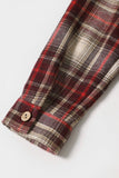 Red Plaid Long Sleeve Holiday Family Matching Outfits