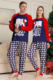 Navy Round Neck Long Sleeve Family Matching Pajamas Set