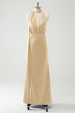 Peacock Sheath V-Neck Backless Wedding Guest Dress with Slit