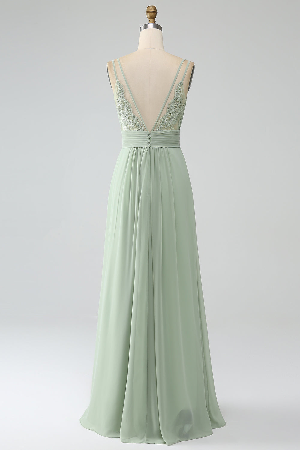 ZAPAKA Women Dusty Sage Bridesmaid Dress A-Line Spaghetti Straps Pleated Chiffon Long Wedding Guest Dress ZAPAKA NZ ZAPAKA Women Dusty Sage Bridesmaid Dress A-Line Spaghetti Straps Pleated Chiffon Long Wedding Guest Dress ZAPAKA NZ