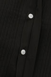 Black Long Sleeves Men's Suit Shirt