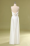 Mermaid White Long Wedding Dress