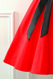Vintage Red 1950s Style Dress