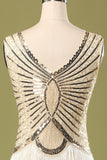 Sequin Glitter Fringe 1920s Dress