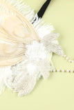 1920s Feather Sequin Flapper Headband