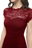 Grape Lace Bodycon Dress