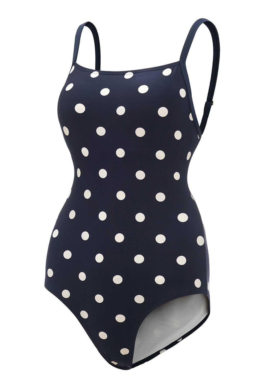 Black Summer Polka Dots Swimsuit