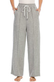 Light Grey Wide Leg Casual Sprots Pants