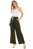 Light Grey Wide Leg Casual Sprots Pants