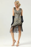 Sleeveless 1920s Gatsby Dress