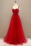 Red Sweetheart Ball Dress Long Evening Party Formal Dress