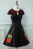 1950s Christmas Swing Dress