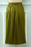 Army Green Skirt with Slit