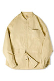 Men's Yellow Button Down Shirt With Pockets