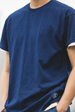 Man's Navy Short Sleeve Casual T-shirt