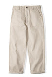 Men's Ivory Relaxed Fit Cargo Pant