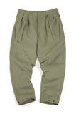 Men's Army Green Ankle Banded Relaxed Fit Cargo Pant