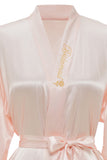 Blush Simple Bridesmaid Robe