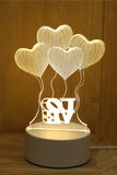 Creative Gift 3D Night Light Valentine's Day Gift