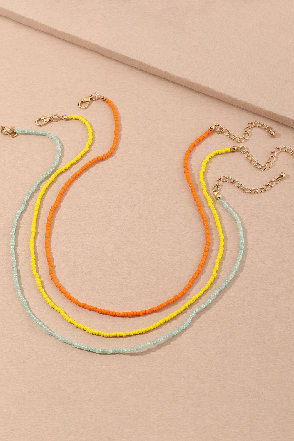 Three-Color Boho Style Necklace