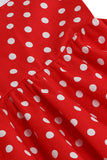 Red Halter Polka Dots 50's Girls Dress
