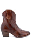 Brown PU Leather Chunky Steels Boho Boots