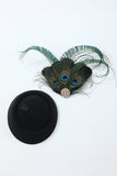 Black Peacock 1920s Headpieces