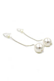 Large Pearl Fish Silk Thread Bridal Headband Earrings